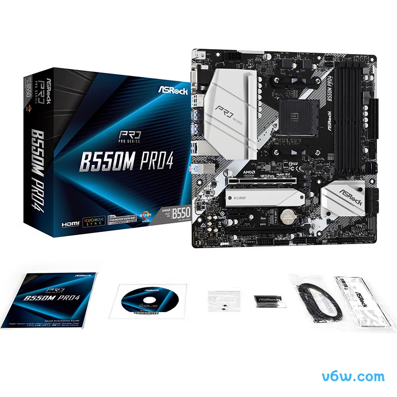 华擎B550M Pro4主板图片