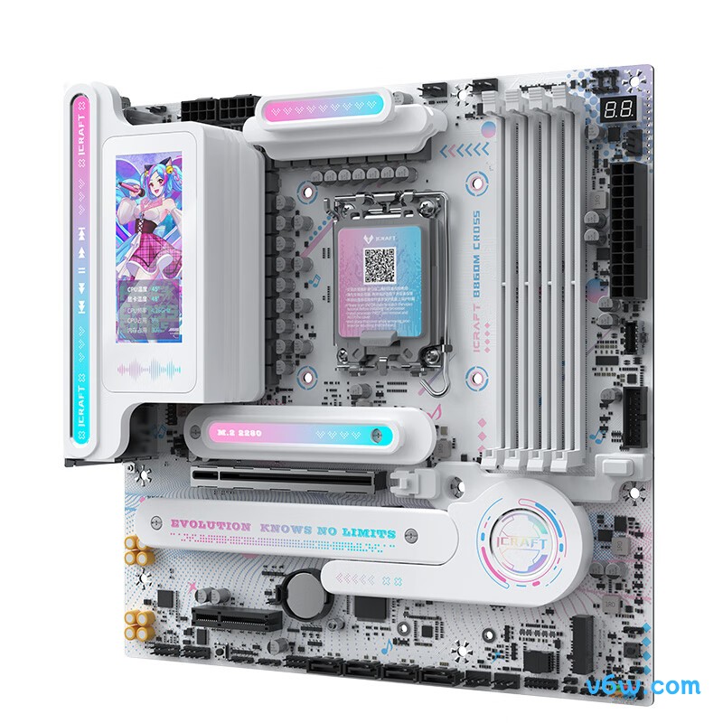 铭瑄MS-iCraft B860M CROSS PRO主板图片