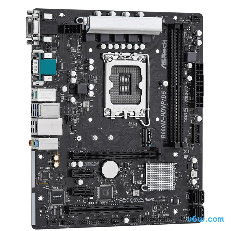华擎B660M-HDVP/D5 R2.0主板图片