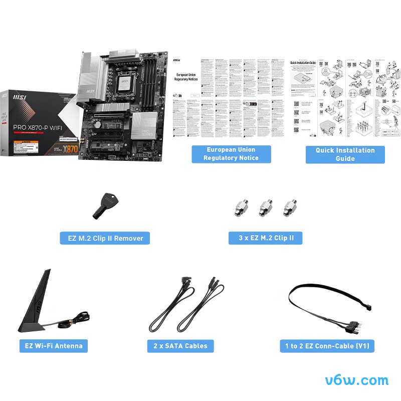 微星PRO X870-P WIFI主板图片