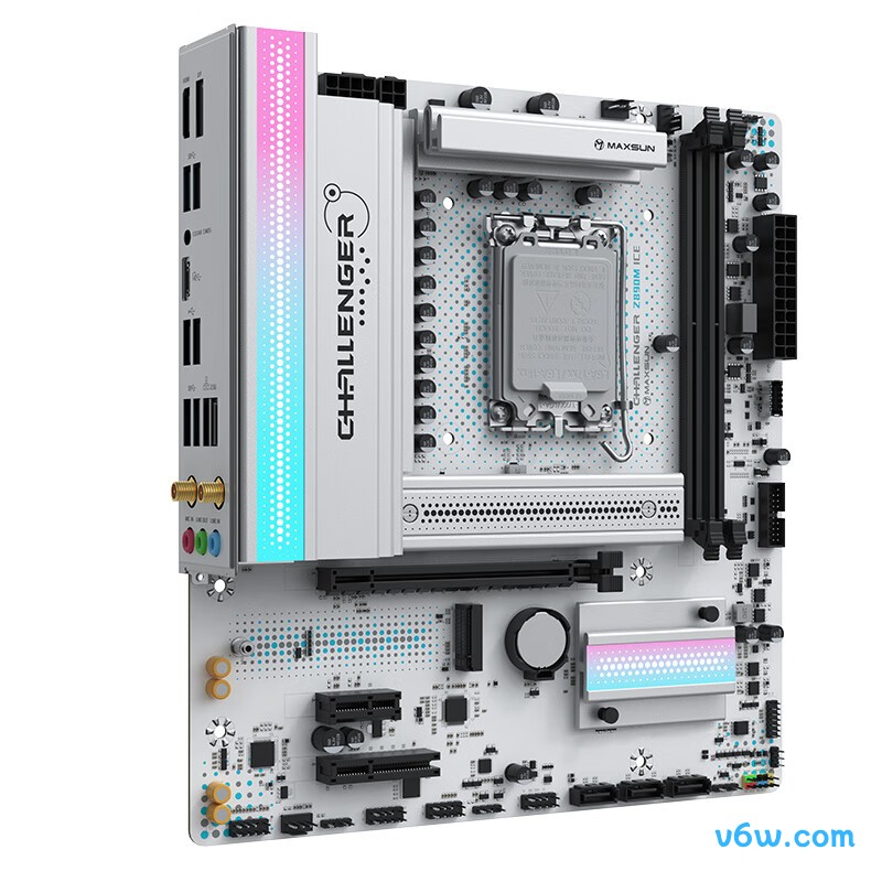 铭瑄MS-Challenger Z890M WIFI ICE主板图片