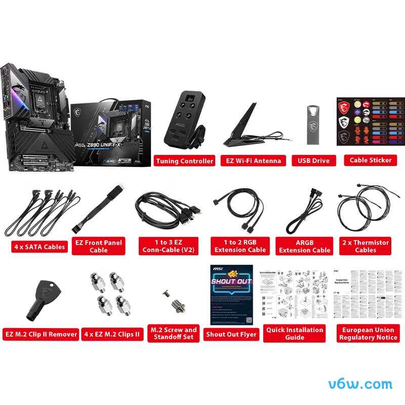 微星MEG Z890 UNIFY-X主板图片