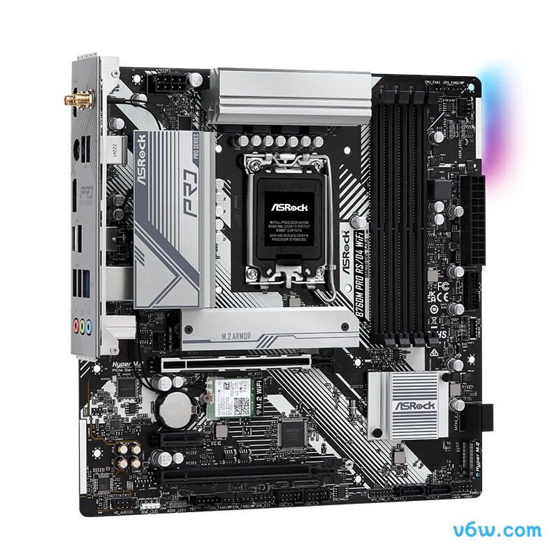 华擎B760M Pro RS/D4 Wifi主板图片