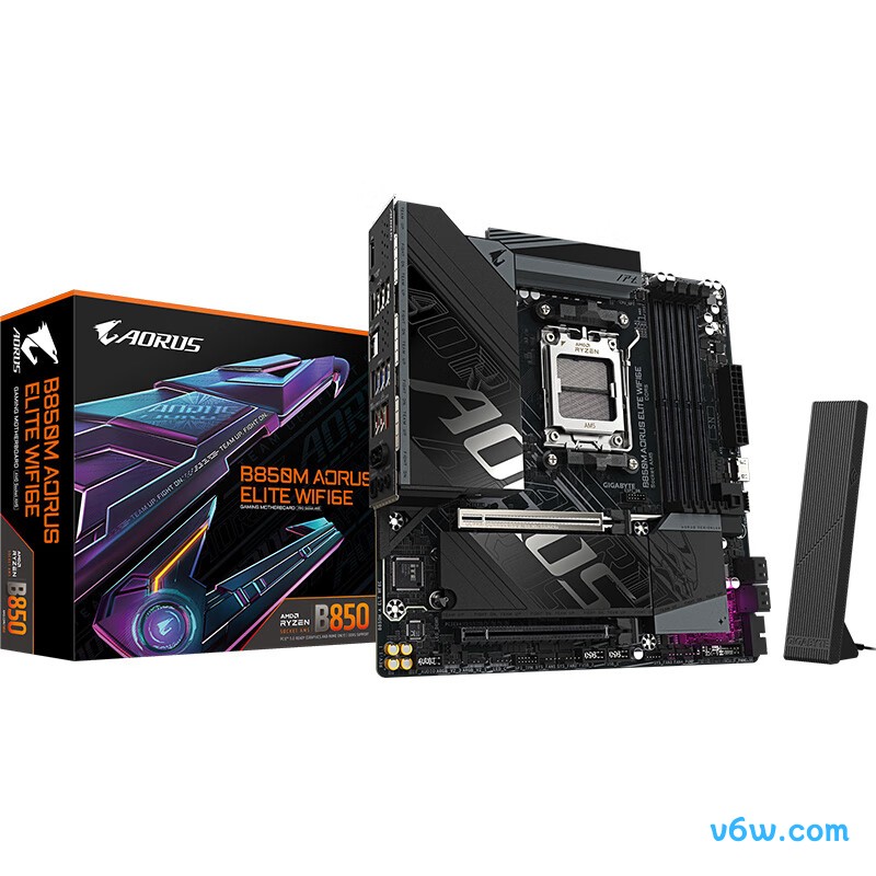 技嘉B850M AORUS ELITE WIFI6E主板图片