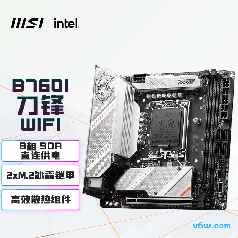 微星MPG B760I EDGE WIFI主板图片