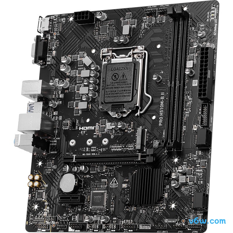 微星PRO H510M-B II主板图片