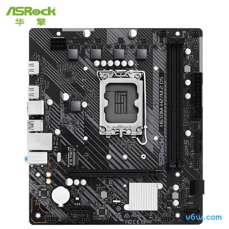 华擎H610M-H2/M.2 D5主板图片