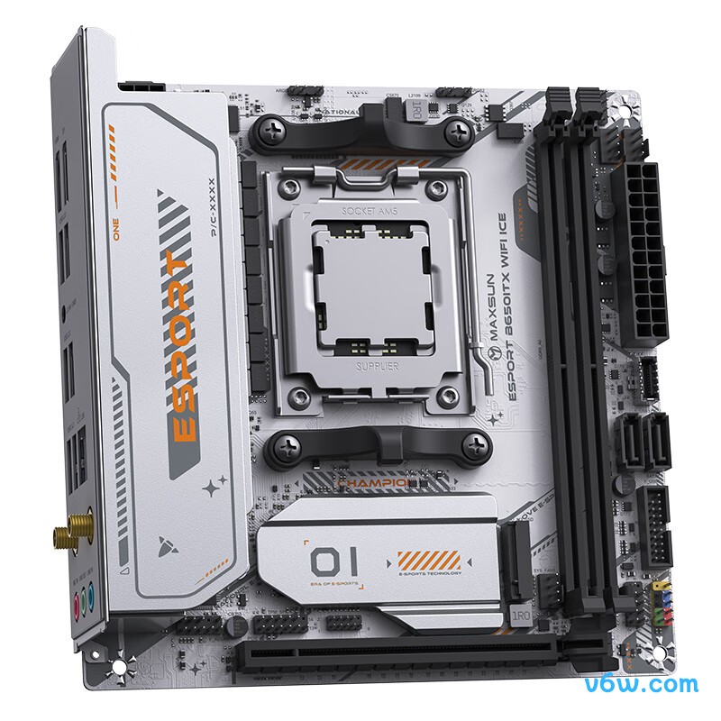 铭瑄MS-eSport B650ITX WIFI ICE主板图片