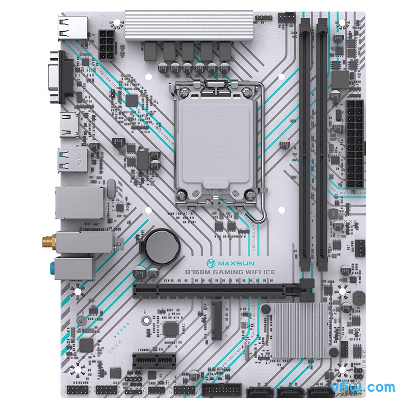 铭瑄MS-B760M GAMING WIFI ICE主板图片
