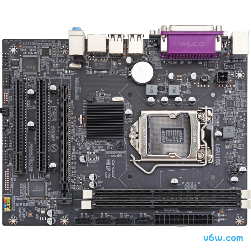 昂达H61P Pro V4主板图片