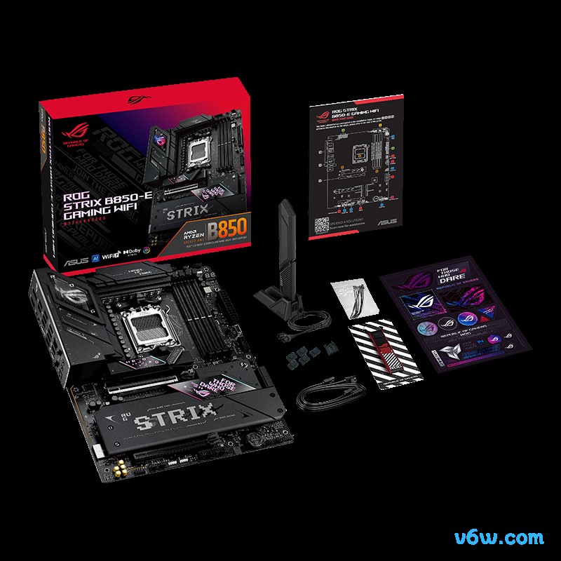 ROGROG STRIX B850-E GAMING WIFI主板图片