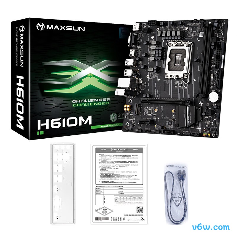 铭瑄MS-挑战者 H610M主板图片