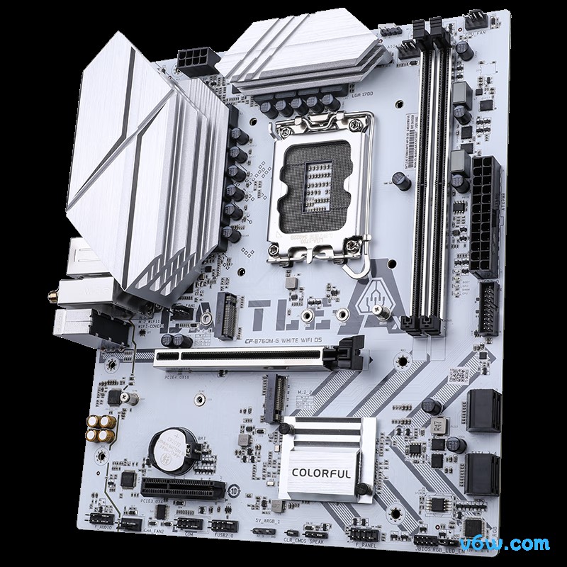 七彩虹BATTLE-AX B760M-G WHITE WIFI D5 V20主板图片