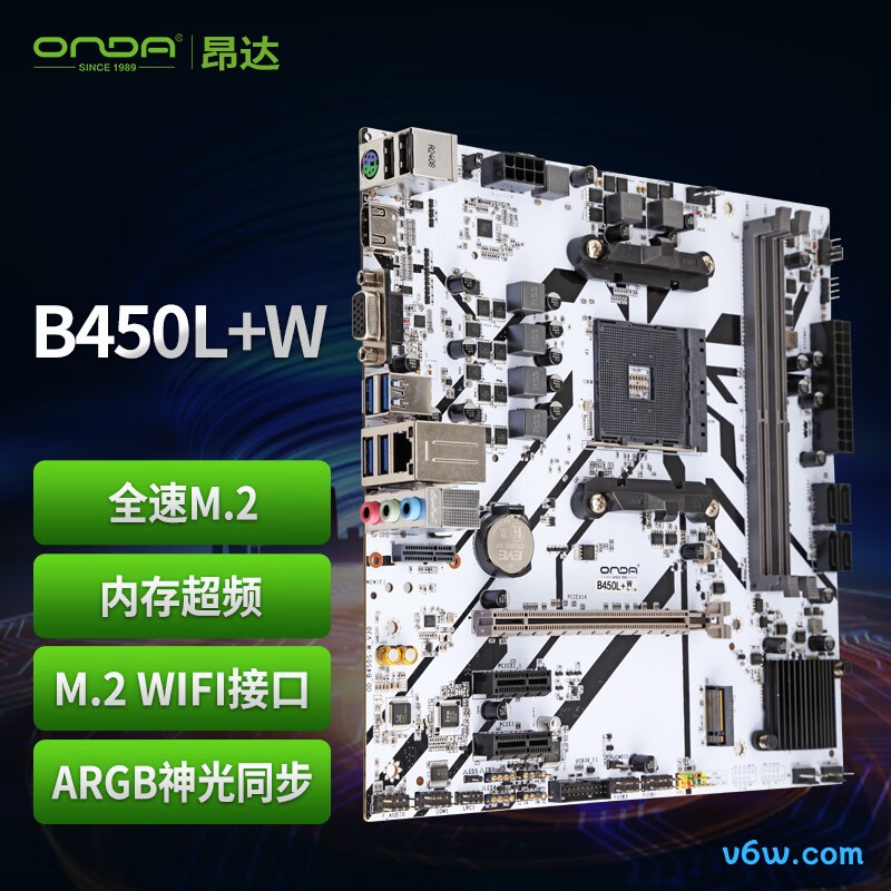 昂达B450L+W