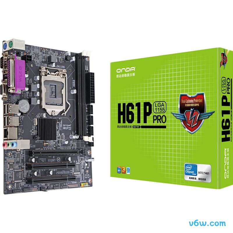昂达H61P Pro V4主板图片