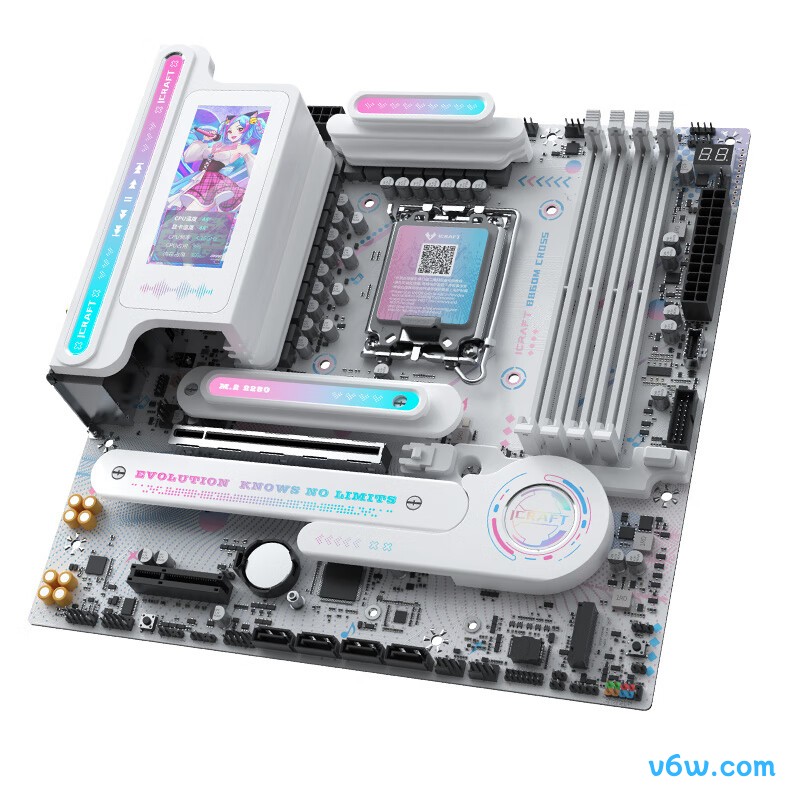 铭瑄MS-iCraft B860M CROSS PRO主板图片