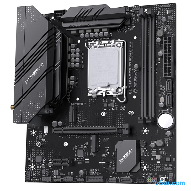 铭瑄MS-挑战者B760M D4 WIFI主板图片