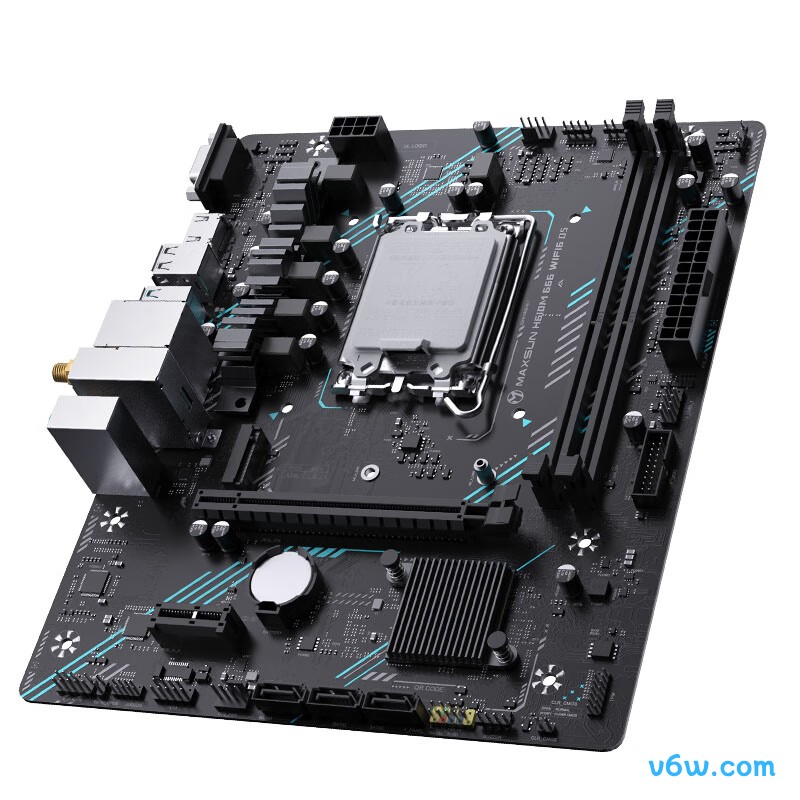 铭瑄MS- H610M 666 WiFi6 D5主板图片