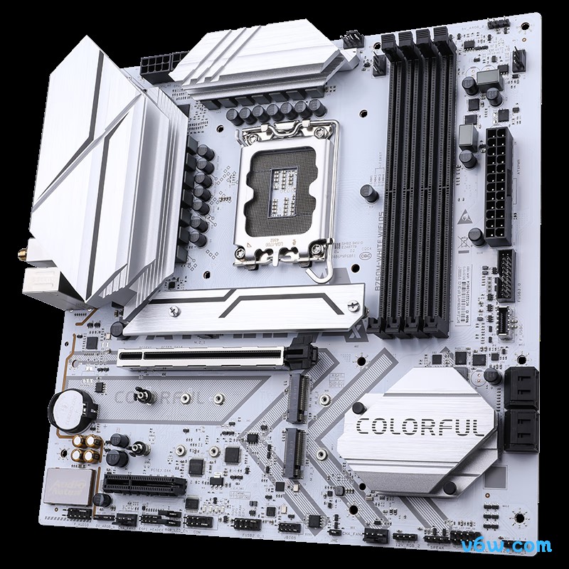 七彩虹BATTLE-AX B760M-WHITE WIFI D5 V20主板图片