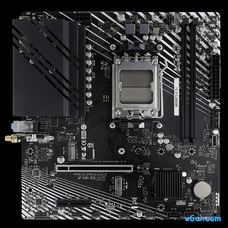 映泰B850MT2-E DJ主板图片