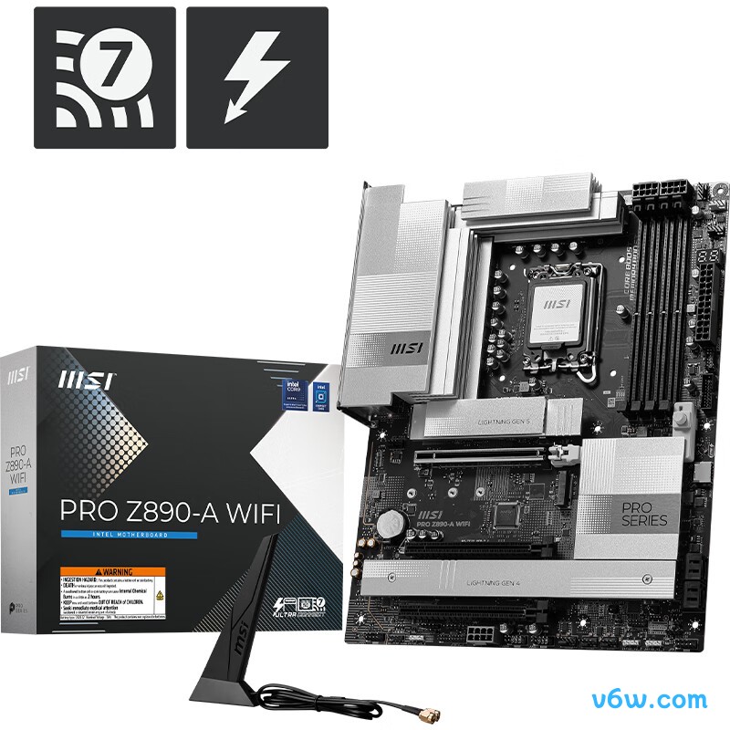 微星PRO Z890-A WIFI主板图片