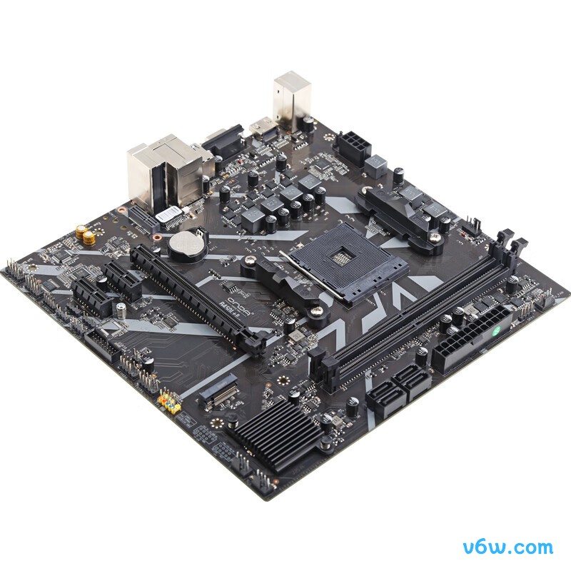 昂达B450L+B主板图片