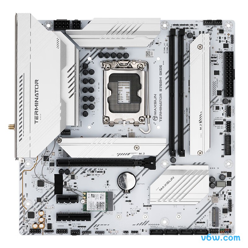 铭瑄MS-终结者B760M GKD5 ICE主板图片