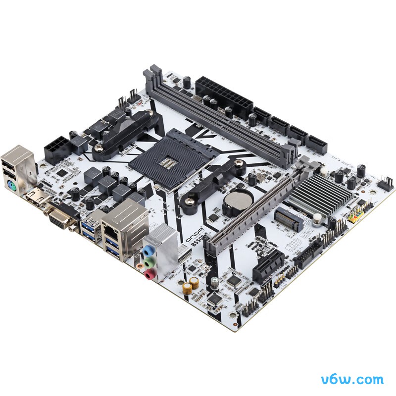 昂达B550E-W主板图片