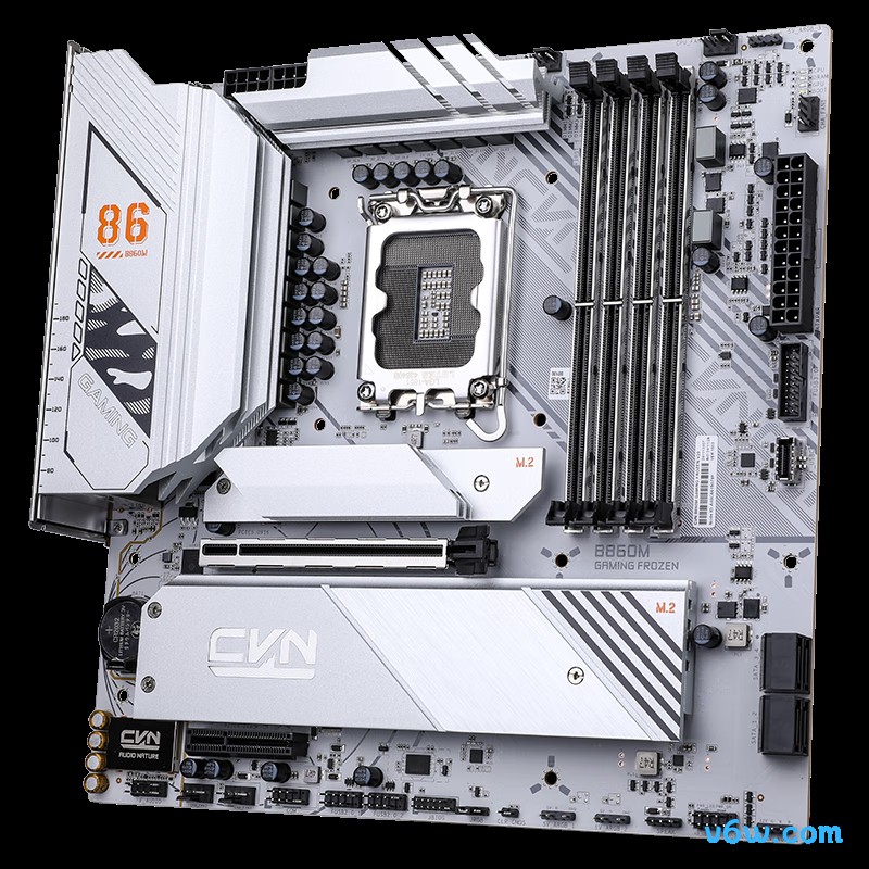 七彩虹CVN B860M GAMING FROZEN V20主板图片