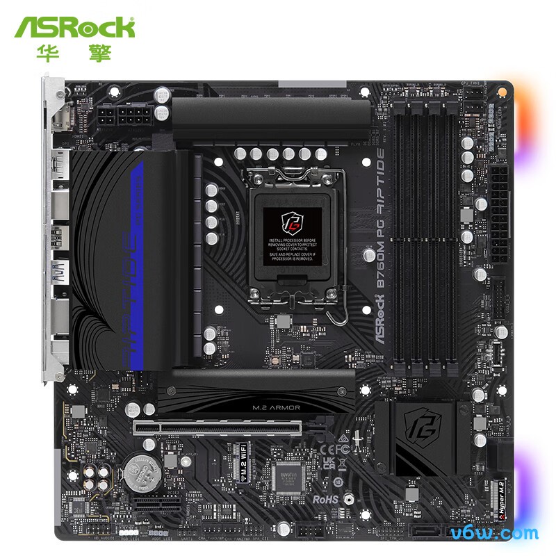 华擎B760M PG Riptide主板图片