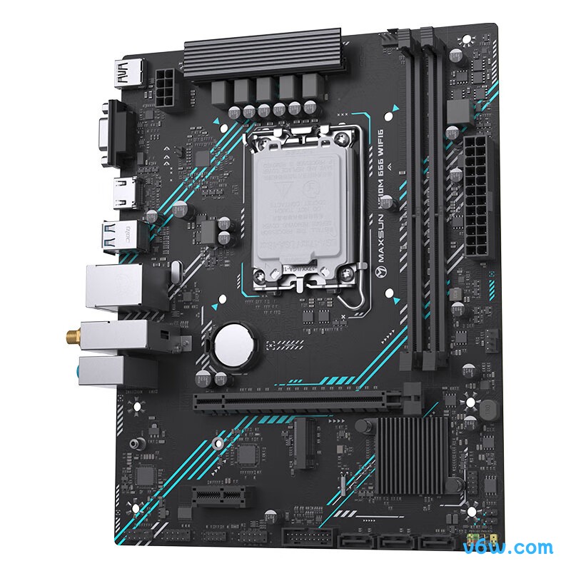 铭瑄MS- H610M 666 WiFi6主板图片