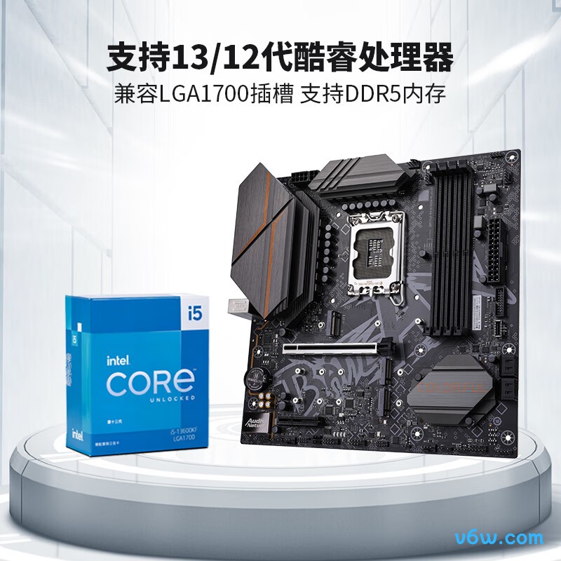 七彩虹BATTLE-AX B760M-PLUS D5 V20主板图片