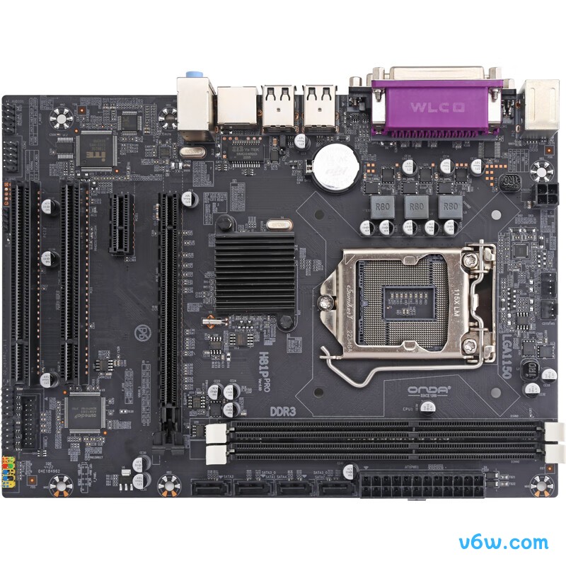 昂达H81P PRO主板图片