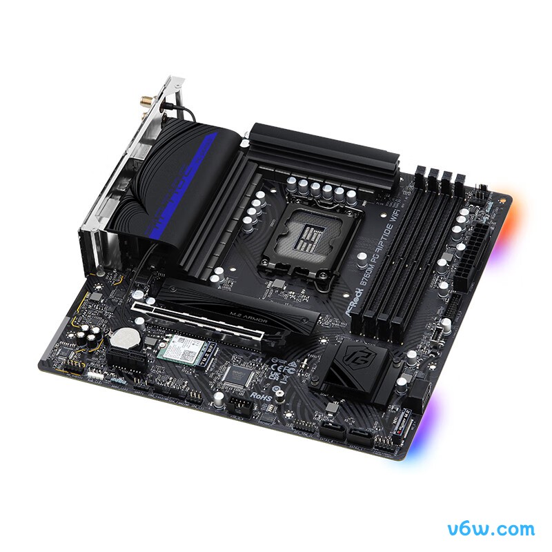 华擎B760M PG Riptide WIFI主板图片