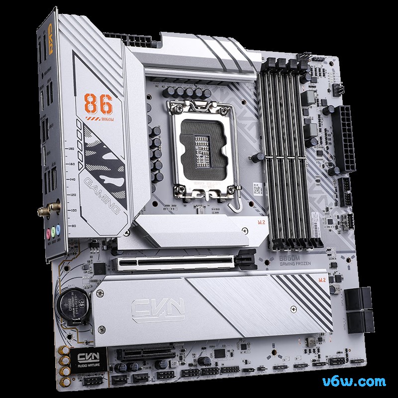 七彩虹CVN B860M GAMING FROZEN V20主板图片