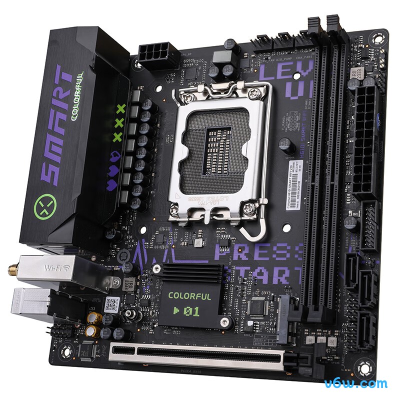 七彩虹Colorful H610I SMART WIFI V20主板图片