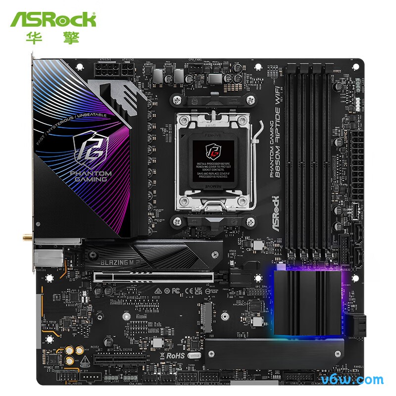 华擎B850M Riptide WiFi主板图片