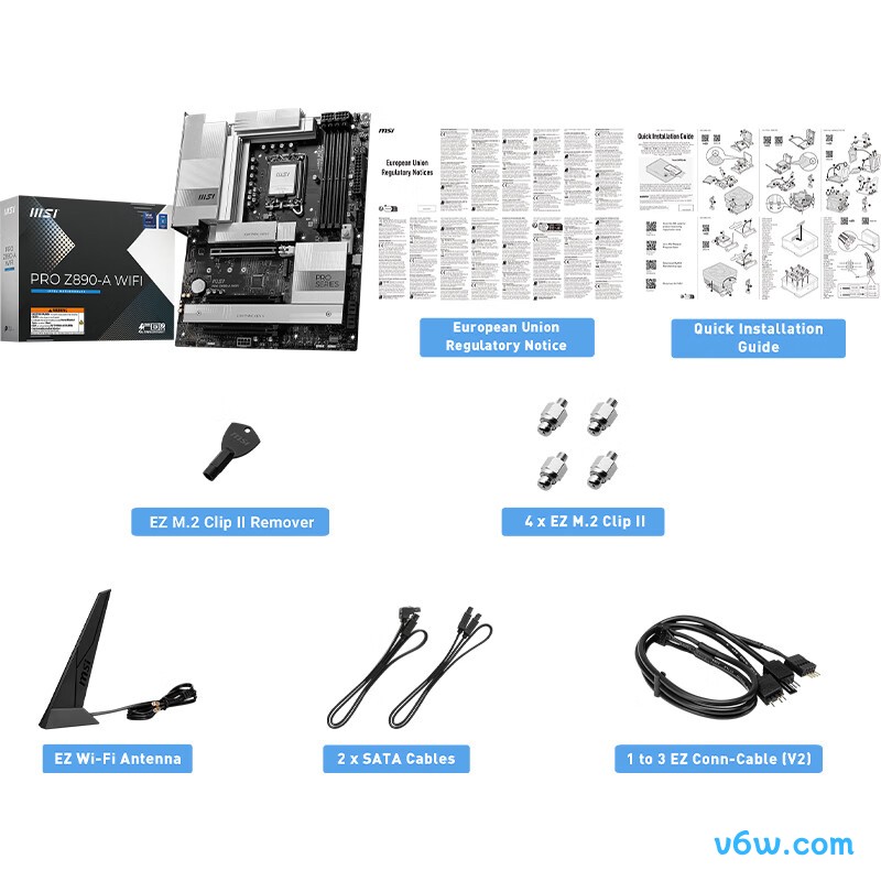 微星PRO Z890-A WIFI主板图片