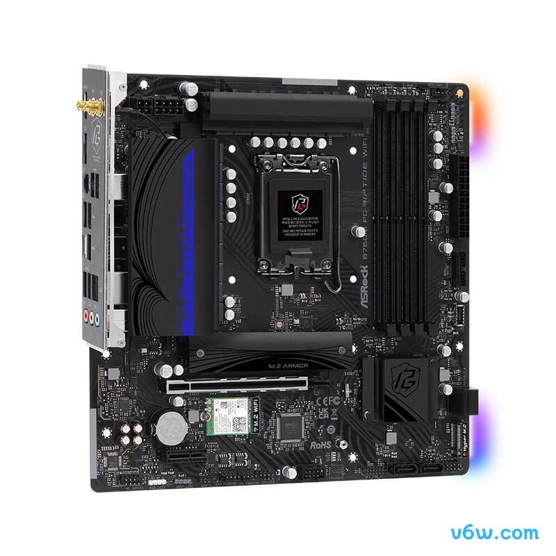 华擎B760M PG Riptide WIFI主板图片