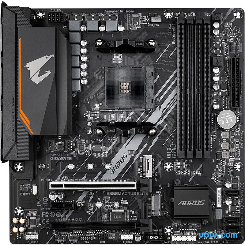 技嘉B550M AORUS ELITE主板图片