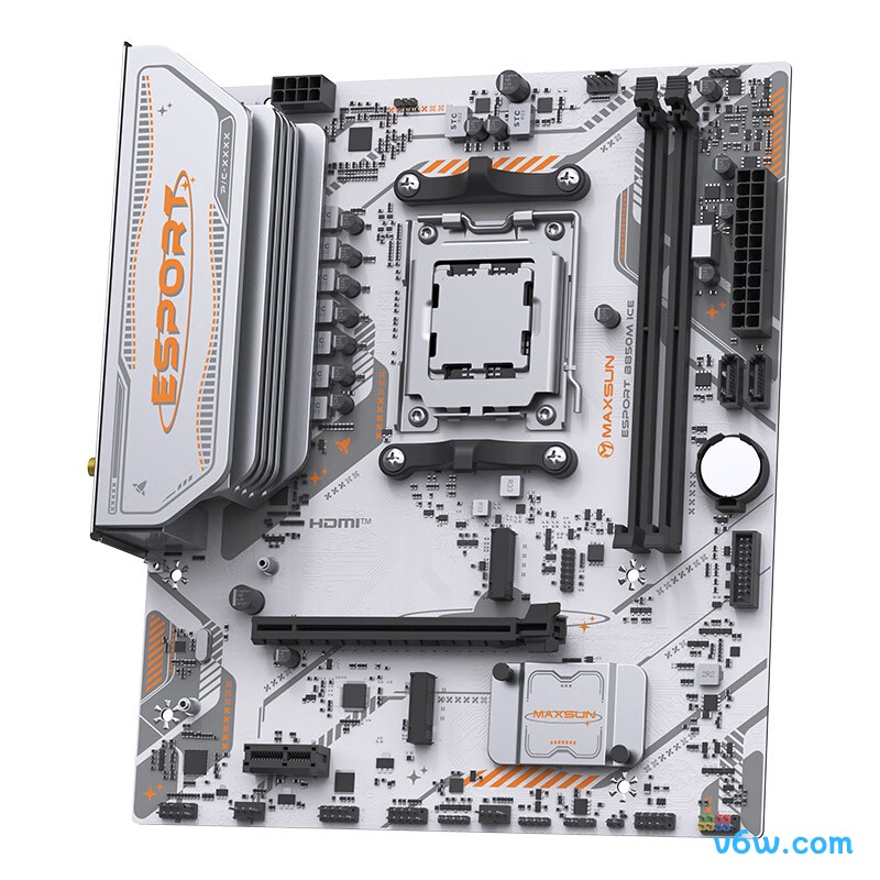 铭瑄MS-eSport B850M WIFI ICE主板图片