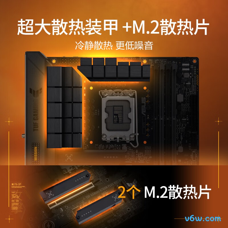 华硕TUF GAMING B760M-PLUS WIFI D4主板图片