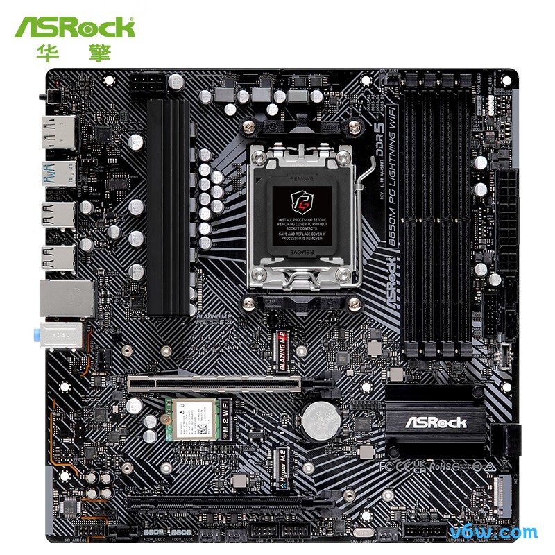 华擎B650M PG lightning WIFI6主板图片