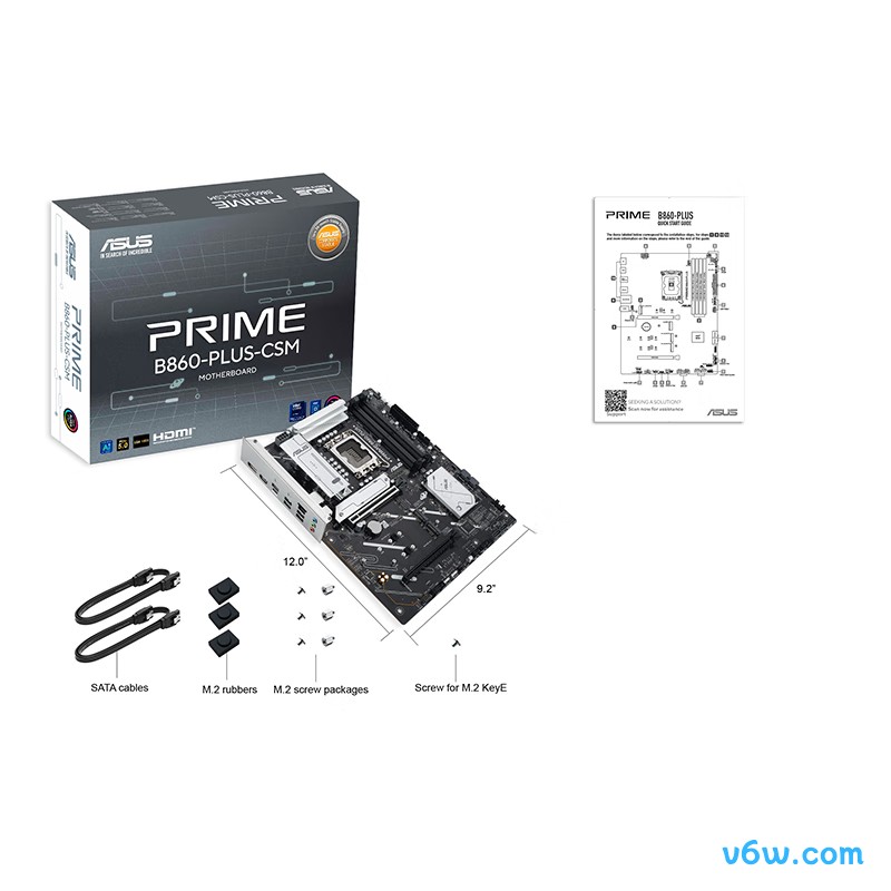 华硕PRIME B860-PLUS主板图片