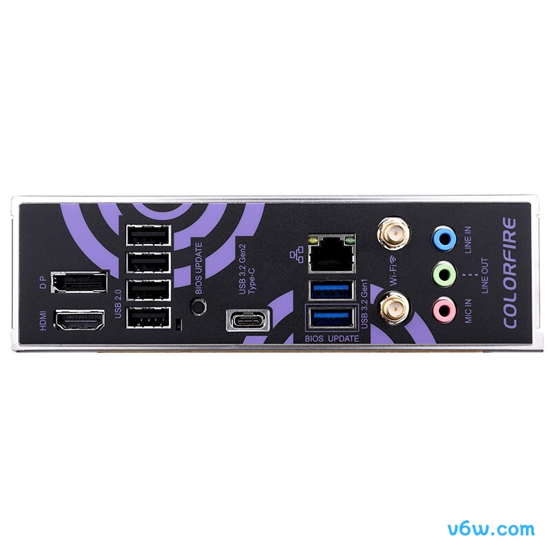 七彩虹COLORFIRE B760M-MEOW WIFI D5暗影紫主板图片