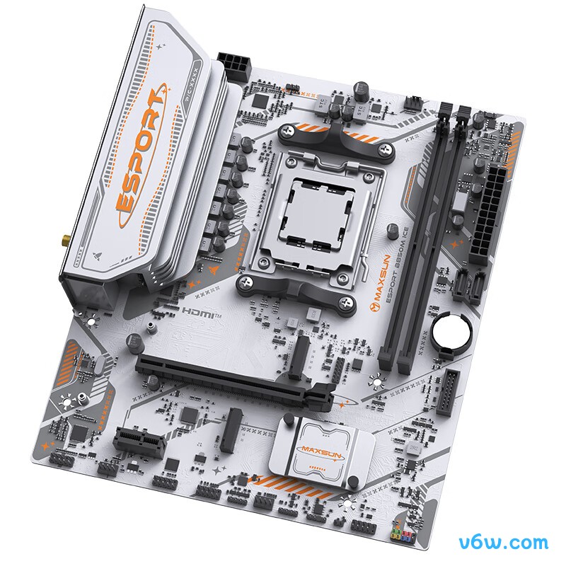 铭瑄MS-eSport B850M WIFI ICE主板图片