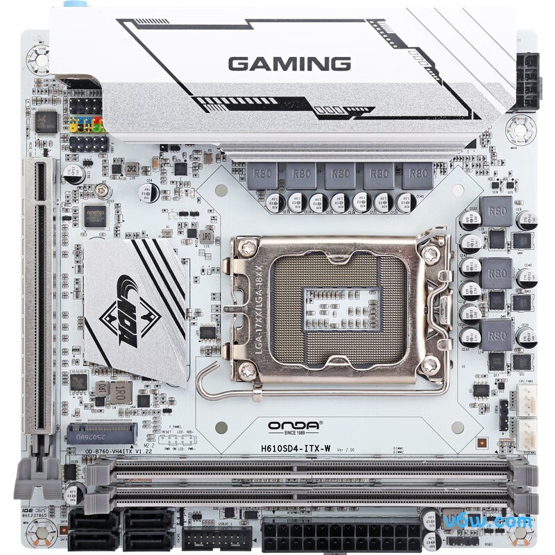 昂达H610SD4-ITX-W主板图片