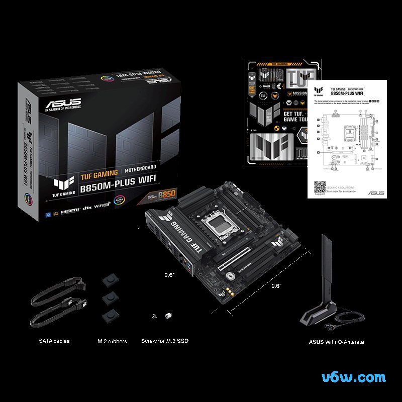 华硕TUF GAMING B850M-PLUS WIFI主板图片