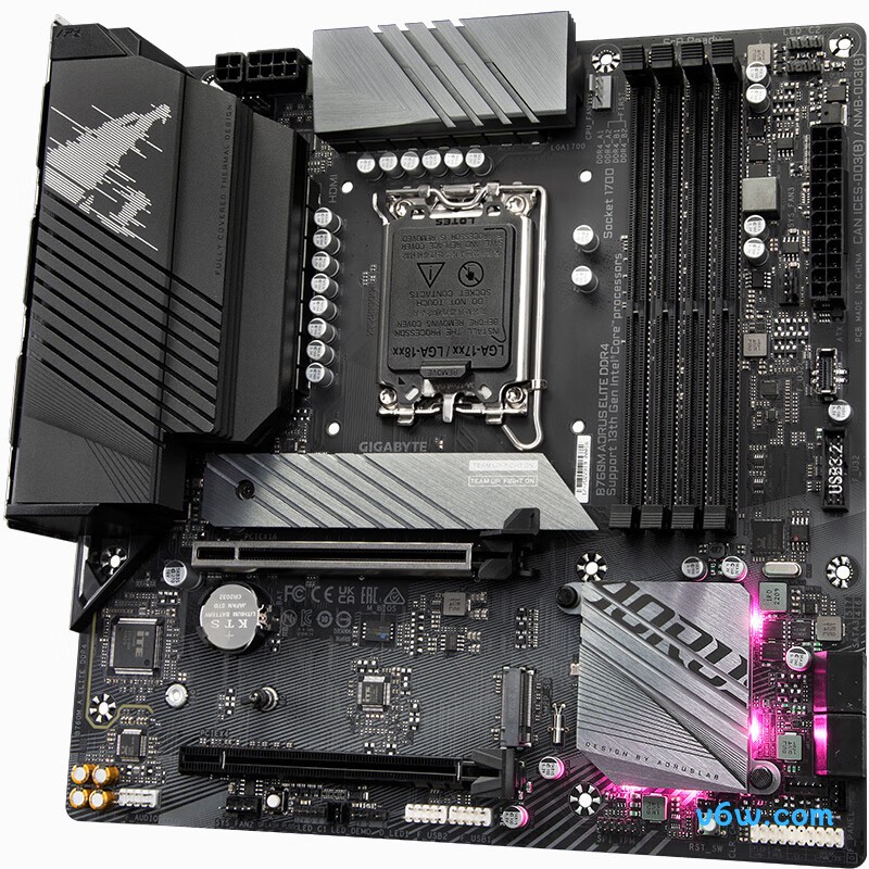 技嘉B760M A ELITE DDR4主板图片