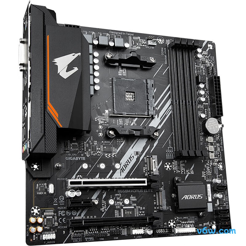 技嘉B550M AORUS ELITE主板图片